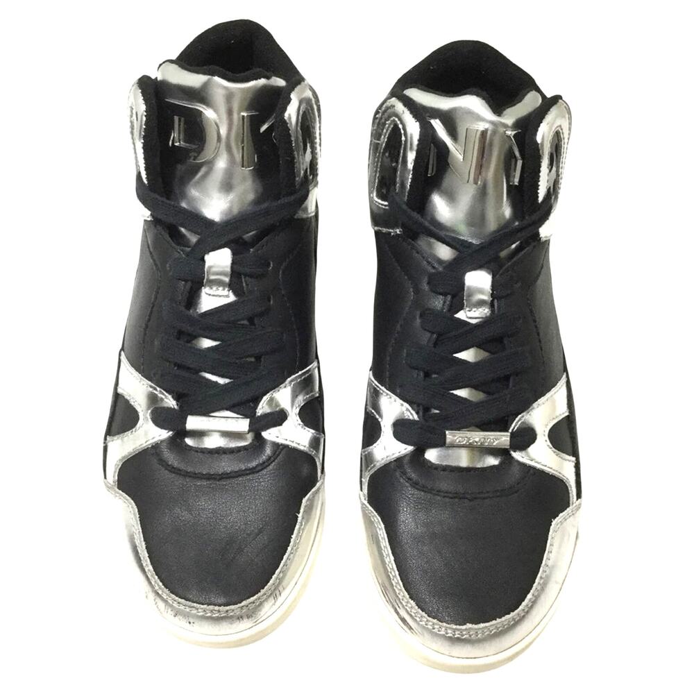 DKNY "Cleo" VTG Y2K Streetwear Retro Techwear High Top Futuristic Sneaker 8.5